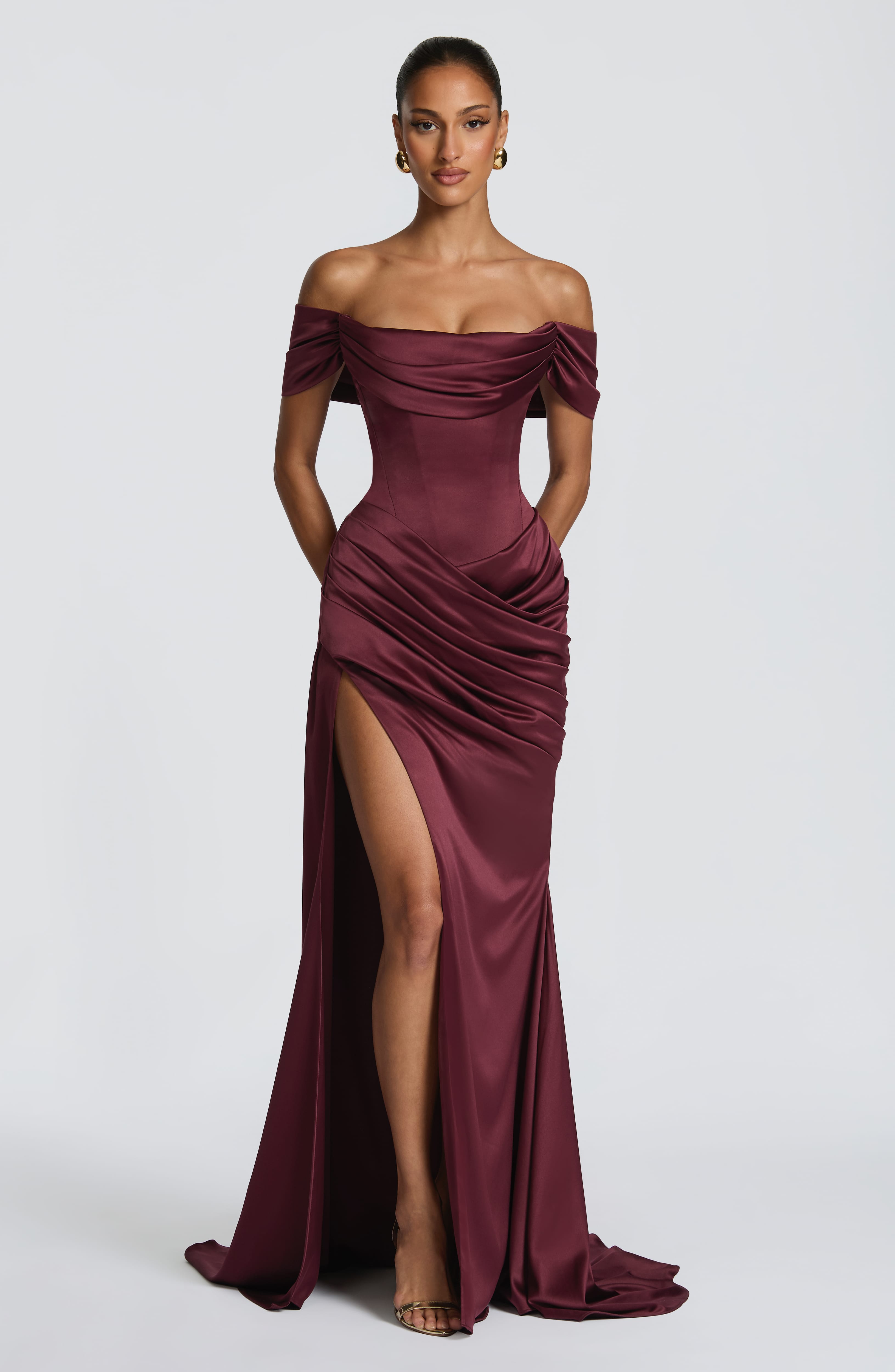 Vestido Riona - Rojo Cereza
